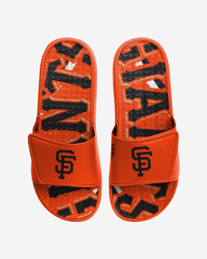 San Francisco Giants Bold Wordmark Gel Slide FOCO S - FOCO.com