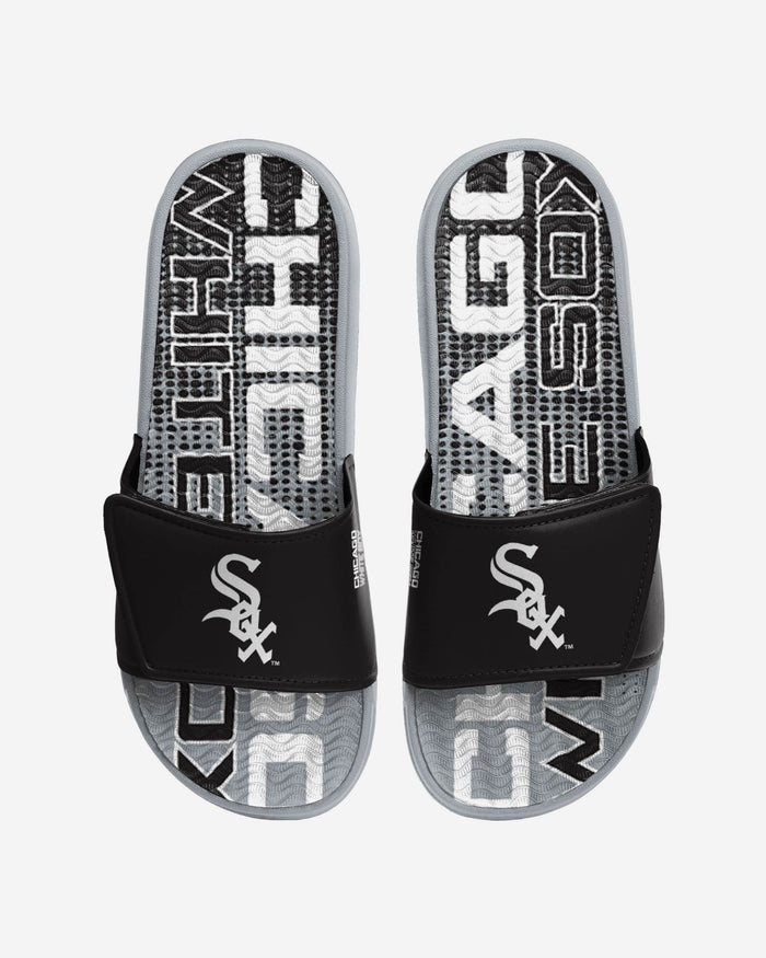 Chicago White Sox Gradient Wordmark Gel Slide FOCO S - FOCO.com