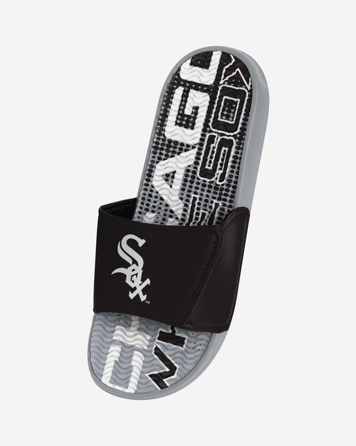 Chicago White Sox Gradient Wordmark Gel Slide FOCO - FOCO.com