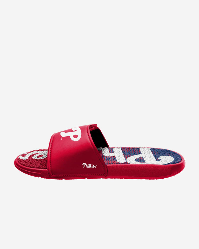 Philadelphia Phillies Gradient Wordmark Gel Slide FOCO - FOCO.com