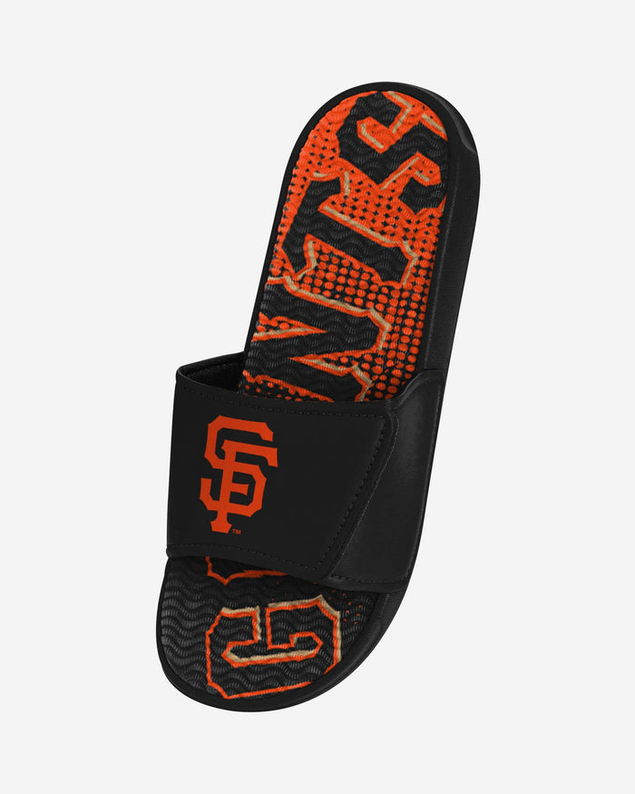 San Francisco Giants Gradient Wordmark Gel Slide FOCO - FOCO.com