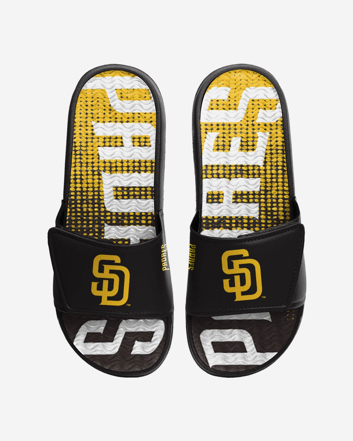 San Diego Padres Gradient Wordmark Gel Slide FOCO S - FOCO.com