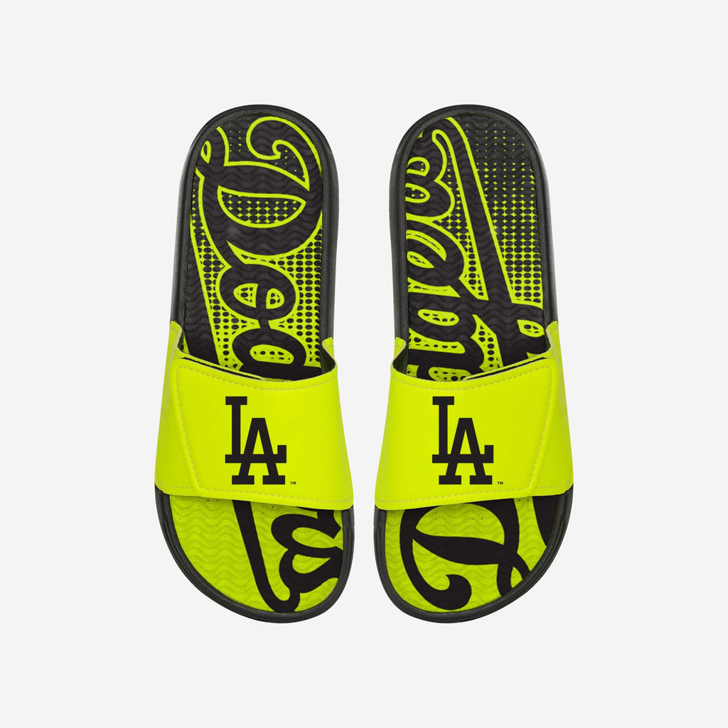 Los Angeles Dodgers Highlights Gel Slide FOCO S - FOCO.com