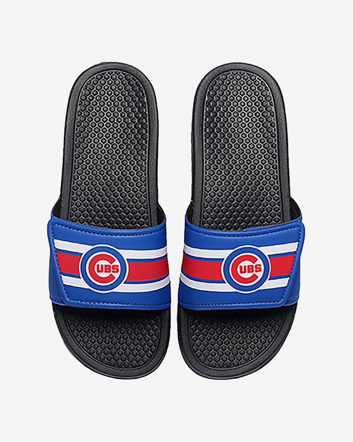 Chicago Cubs Stripe Legacy Sport Slide FOCO S - FOCO.com