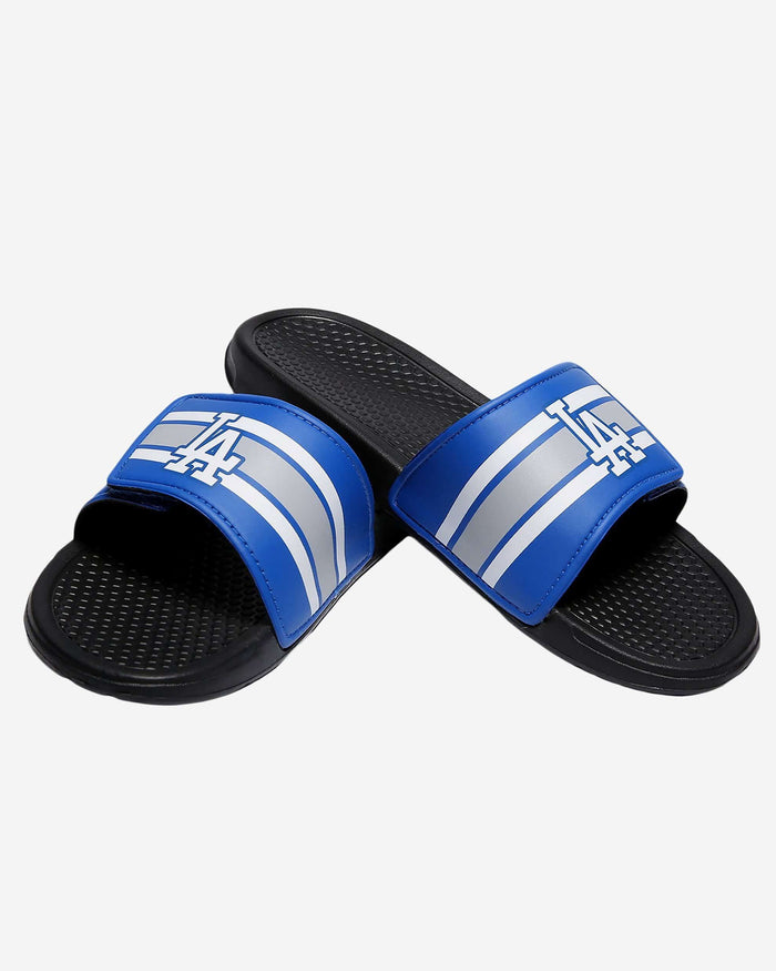 Los Angeles Dodgers Stripe Legacy Sport Slide FOCO - FOCO.com