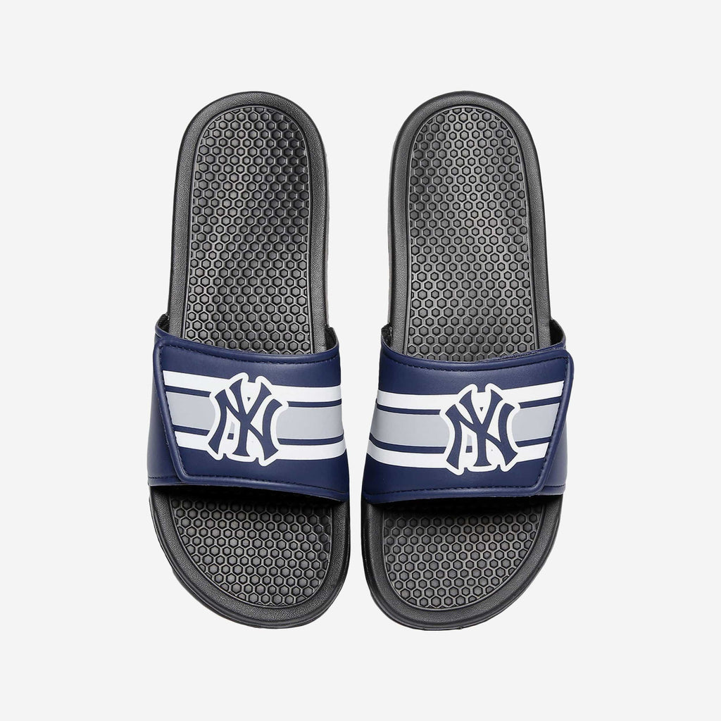 New York Yankees Stripe Legacy Sport Slide FOCO S - FOCO.com