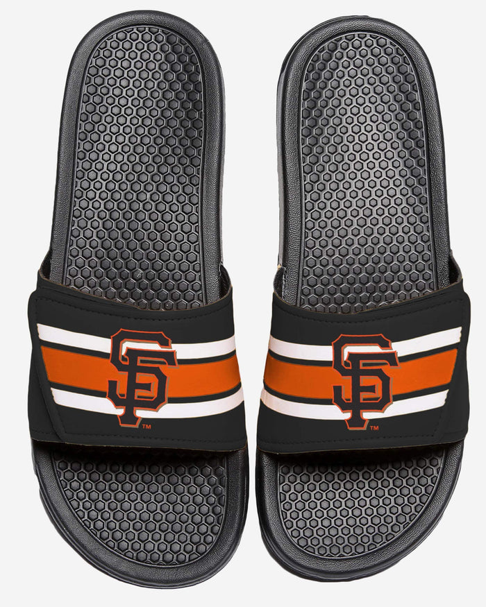 San Francisco Giants Stripe Legacy Sport Slide FOCO S - FOCO.com