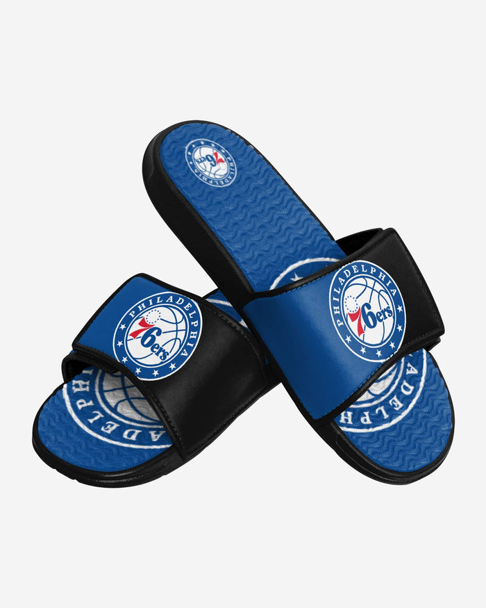 Philadelphia 76ers Colorblock Big Logo Gel Slide FOCO - FOCO.com