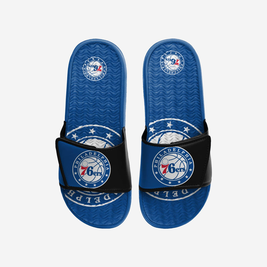 Philadelphia 76ers Colorblock Big Logo Gel Slide FOCO S - FOCO.com