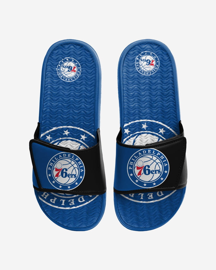 Philadelphia 76ers Colorblock Big Logo Gel Slide FOCO S - FOCO.com