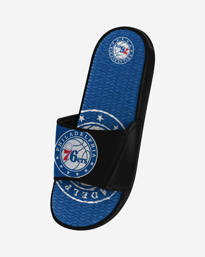 Philadelphia 76ers Colorblock Big Logo Gel Slide FOCO - FOCO.com