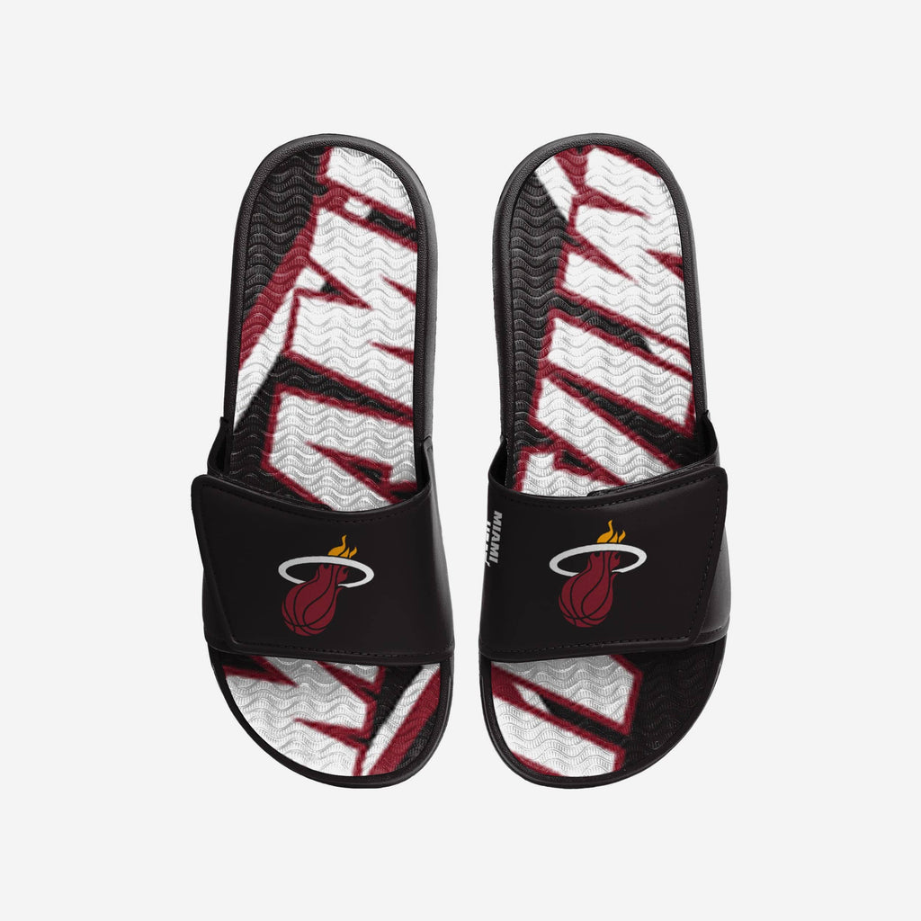 Miami Heat Bold Wordmark Gel Slide FOCO S - FOCO.com