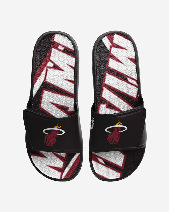 Miami Heat Bold Wordmark Gel Slide FOCO S - FOCO.com