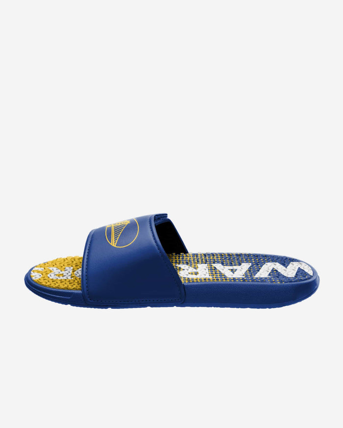 Golden State Warriors Gradient Wordmark Gel Slide FOCO - FOCO.com