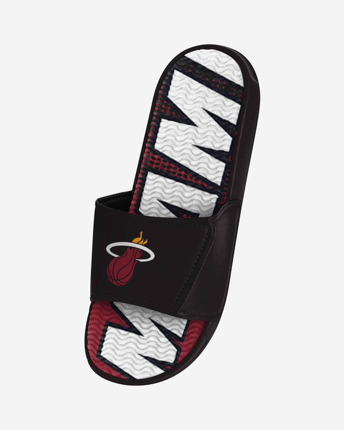 Miami Heat Gradient Wordmark Gel Slide FOCO - FOCO.com