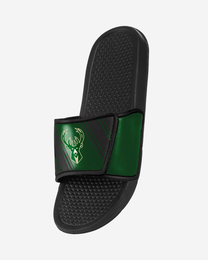 Milwaukee Bucks Legacy Velcro Sport Slide FOCO - FOCO.com