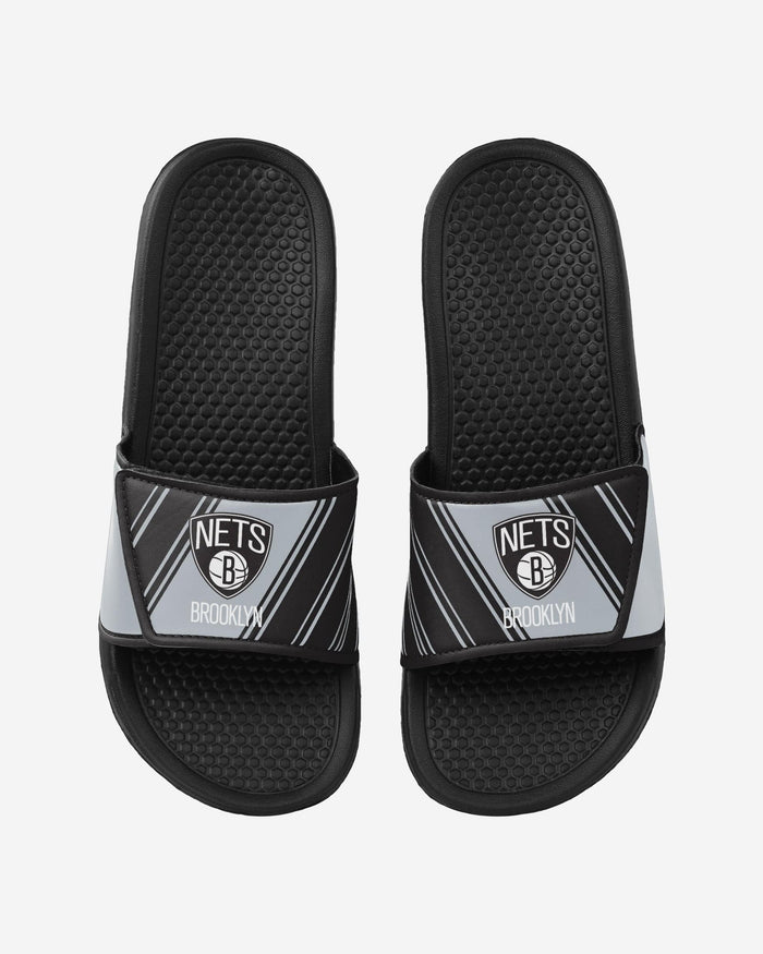 Brooklyn Nets Legacy Velcro Sport Slide FOCO S - FOCO.com