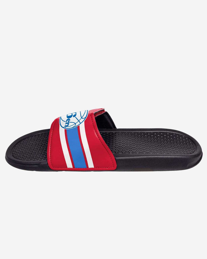 Philadelphia 76ers Stripe Legacy Sport Slide FOCO - FOCO.com