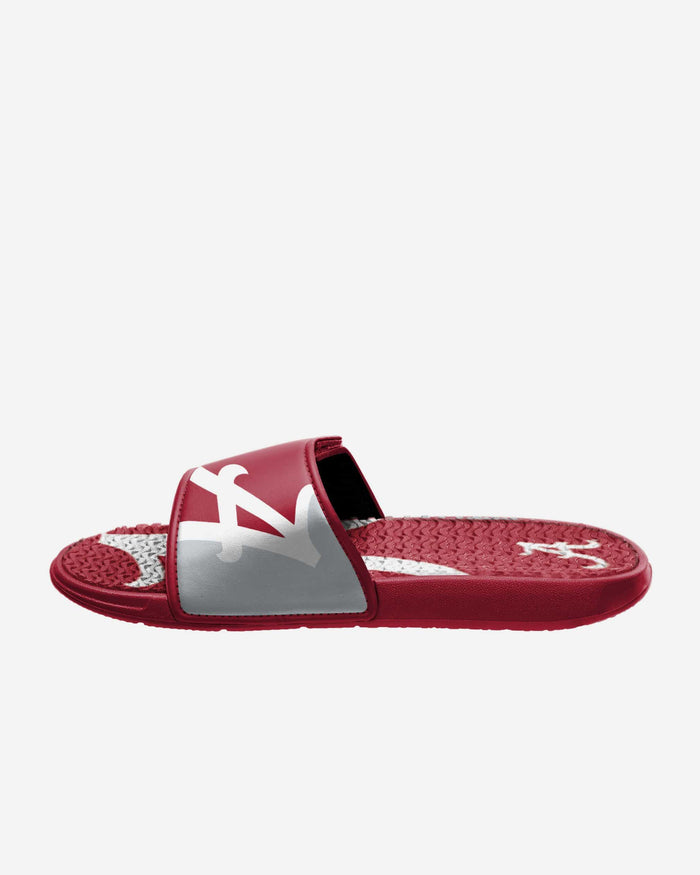 Alabama Crimson Tide Colorblock Big Logo Gel Slide FOCO - FOCO.com