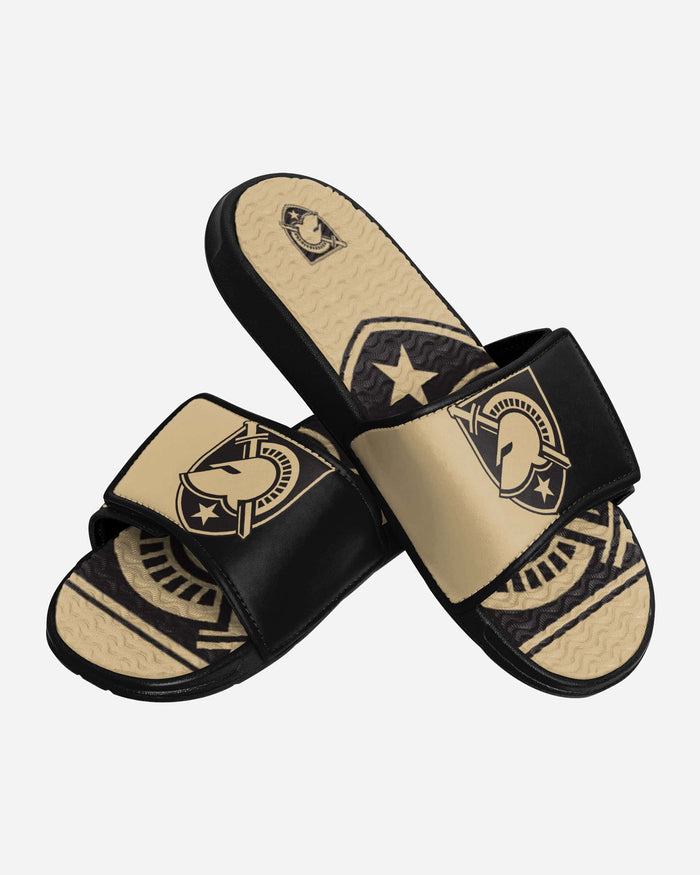 Army Black Knights Colorblock Big Logo Gel Slide FOCO - FOCO.com