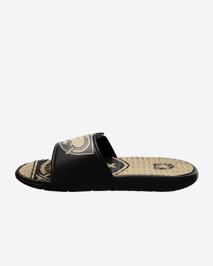 Army Black Knights Colorblock Big Logo Gel Slide FOCO - FOCO.com