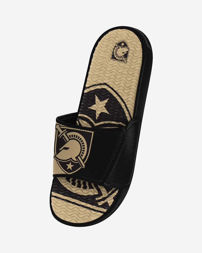 Army Black Knights Colorblock Big Logo Gel Slide FOCO - FOCO.com