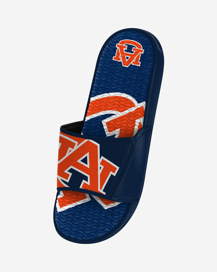 Auburn Tigers Colorblock Big Logo Gel Slide FOCO - FOCO.com