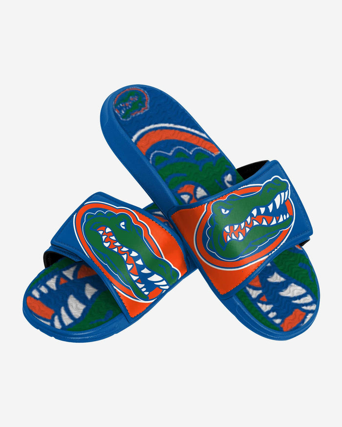 Florida Gators Colorblock Big Logo Gel Slide FOCO - FOCO.com