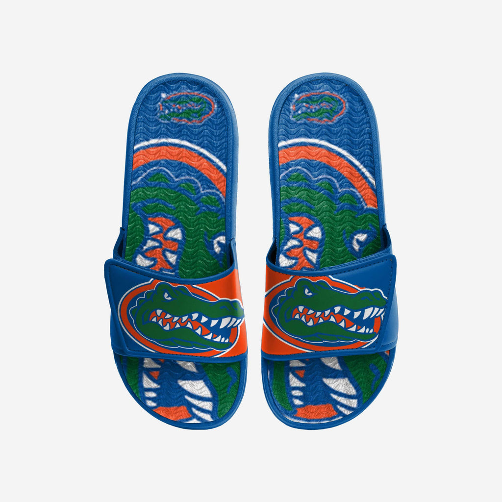 Florida Gators Colorblock Big Logo Gel Slide FOCO S - FOCO.com