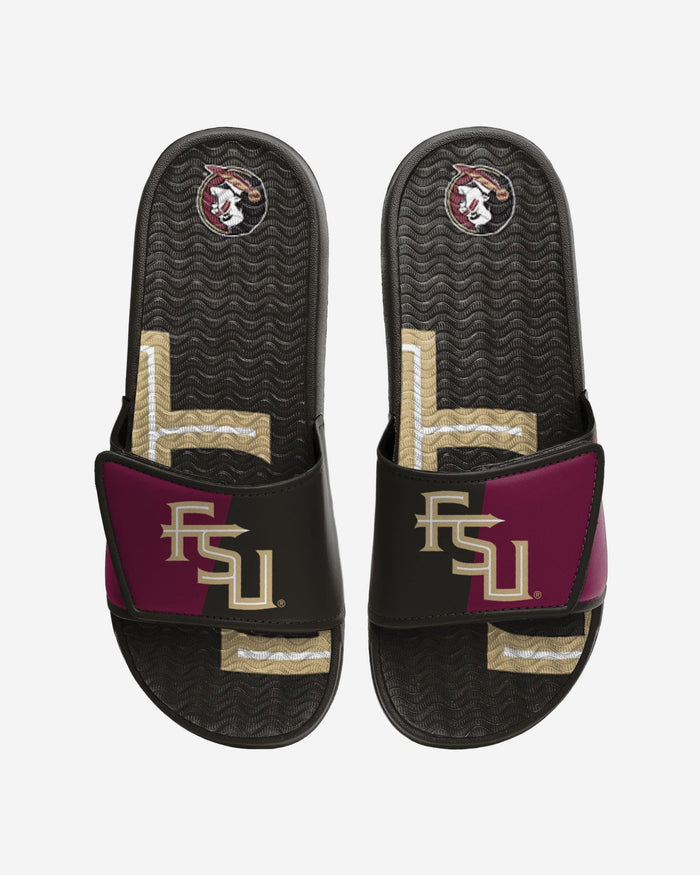 Florida State Seminoles Colorblock Big Logo Gel Slide FOCO S - FOCO.com