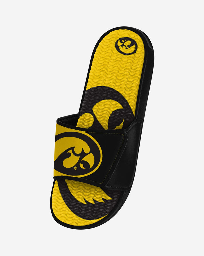 Iowa Hawkeyes Colorblock Big Logo Gel Slide FOCO - FOCO.com