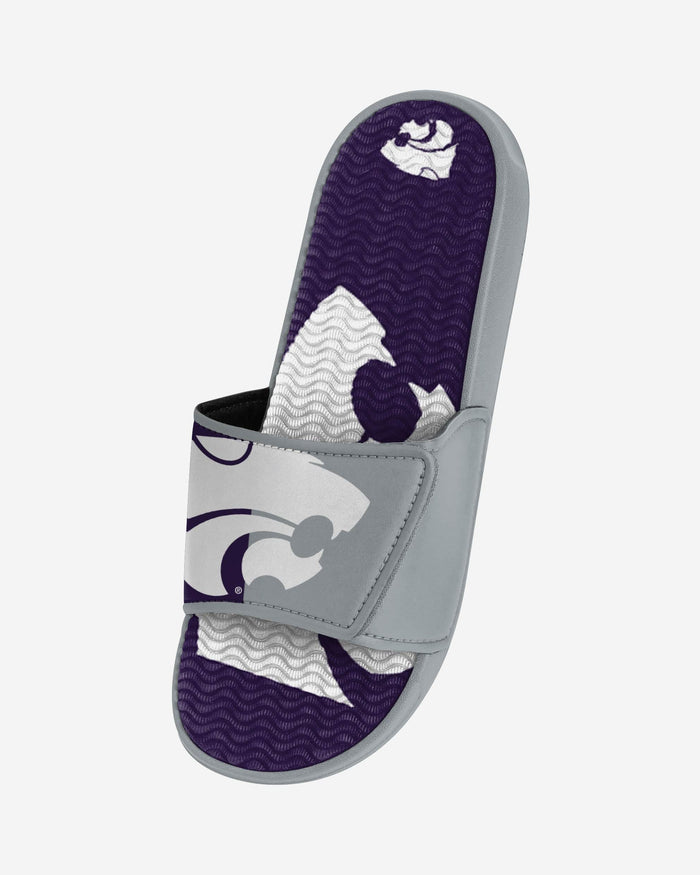 Kansas State Wildcats Colorblock Big Logo Gel Slide FOCO - FOCO.com