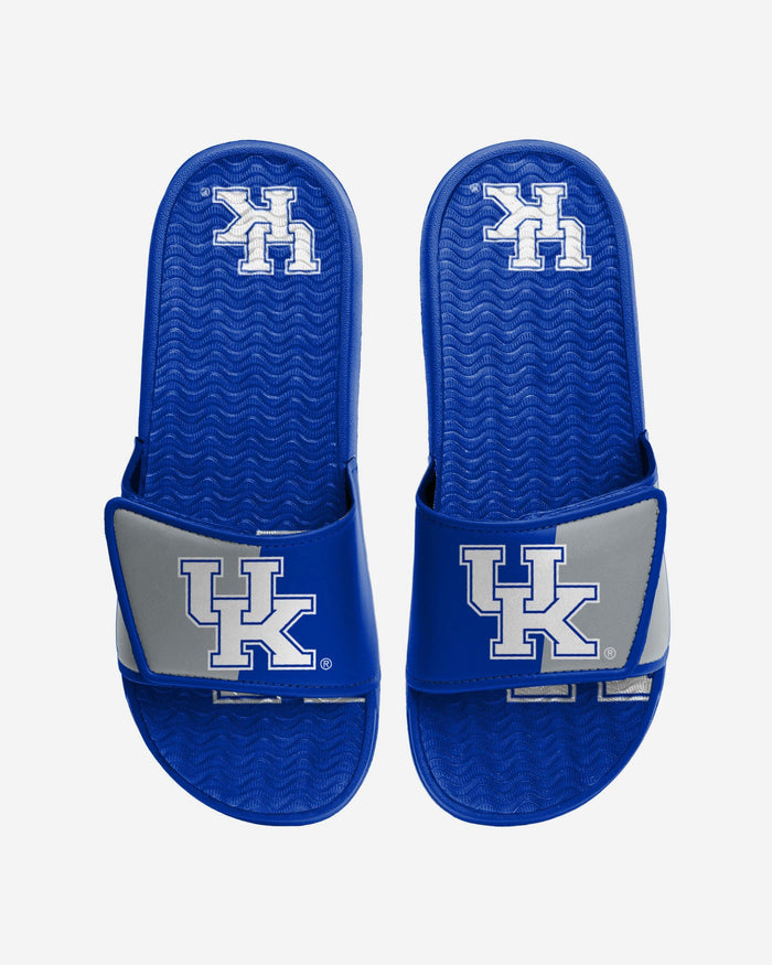 Kentucky Wildcats Colorblock Big Logo Gel Slide FOCO S - FOCO.com