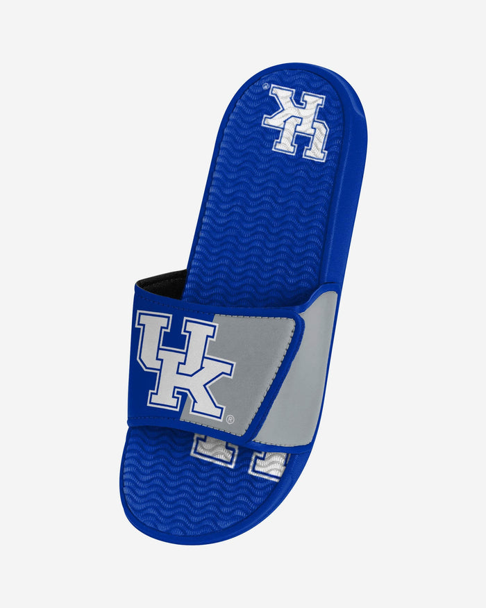 Kentucky Wildcats Colorblock Big Logo Gel Slide FOCO - FOCO.com