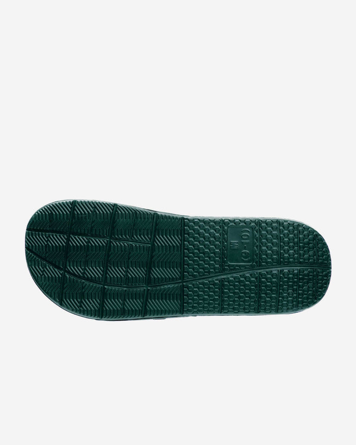 Michigan State Spartans Colorblock Big Logo Gel Slide FOCO - FOCO.com