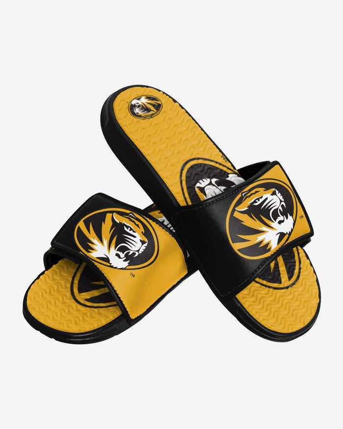 Missouri Tigers Colorblock Big Logo Gel Slide FOCO - FOCO.com