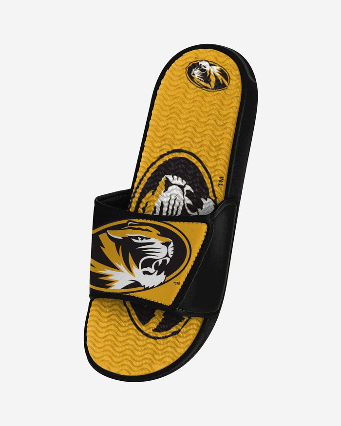 Missouri Tigers Colorblock Big Logo Gel Slide FOCO - FOCO.com