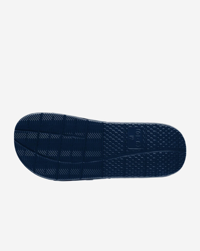 Navy Midshipmen Colorblock Big Logo Gel Slide FOCO - FOCO.com