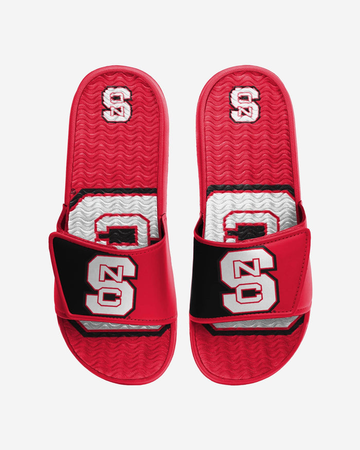 NC State Wolfpack Colorblock Big Logo Gel Slide FOCO S - FOCO.com