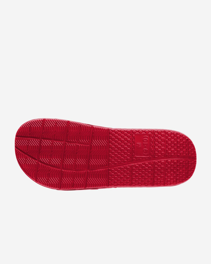 Nebraska Cornhuskers Colorblock Big Logo Gel Slide FOCO - FOCO.com