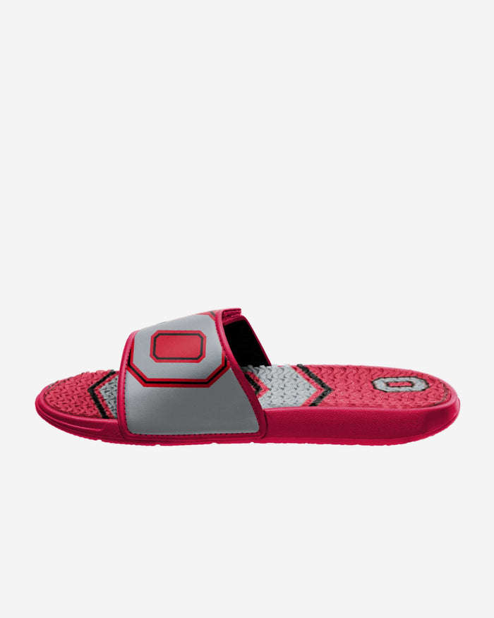 Ohio State Buckeyes Colorblock Big Logo Gel Slide FOCO - FOCO.com