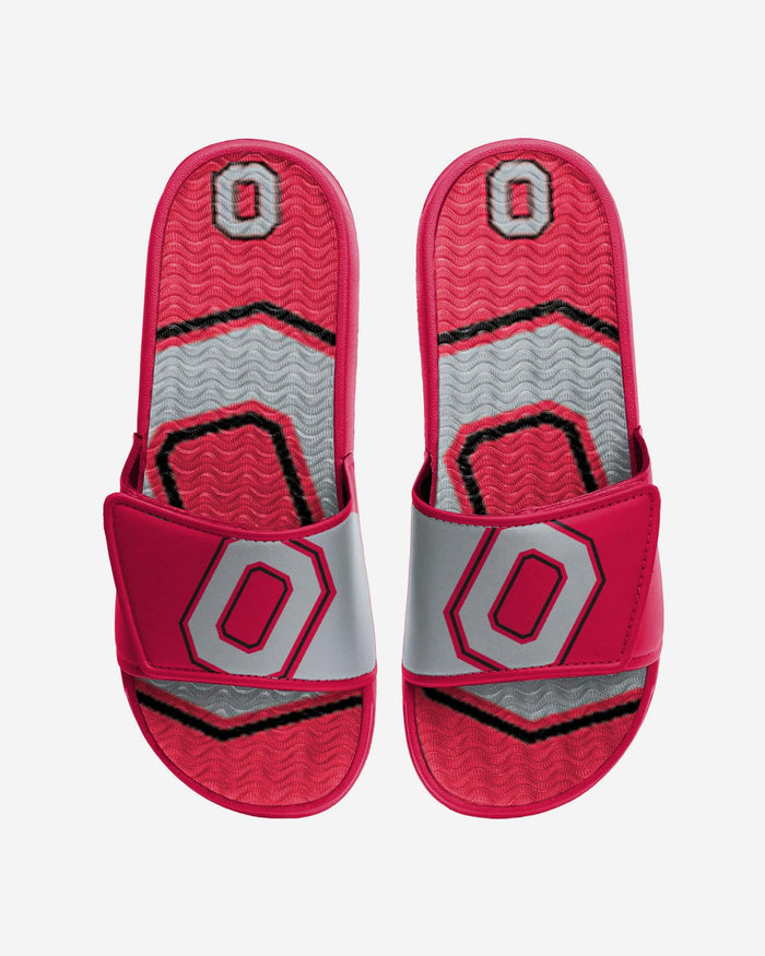 Ohio State Buckeyes Colorblock Big Logo Gel Slide FOCO S - FOCO.com