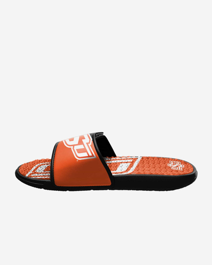 Oklahoma State Cowboys Colorblock Big Logo Gel Slide FOCO - FOCO.com