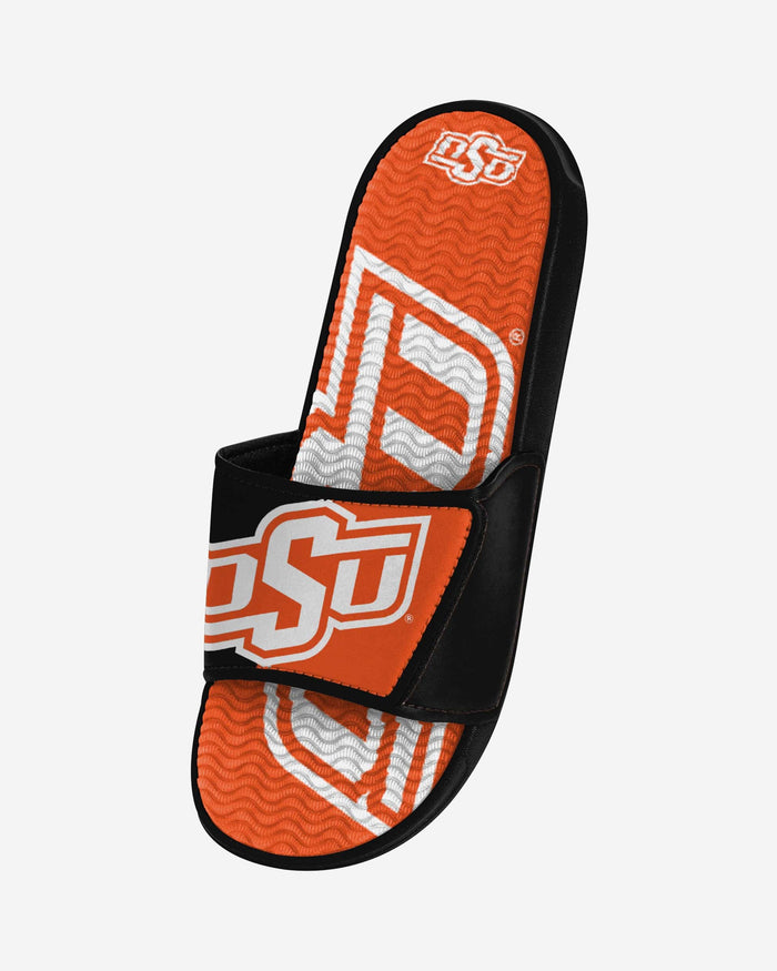 Oklahoma State Cowboys Colorblock Big Logo Gel Slide FOCO - FOCO.com