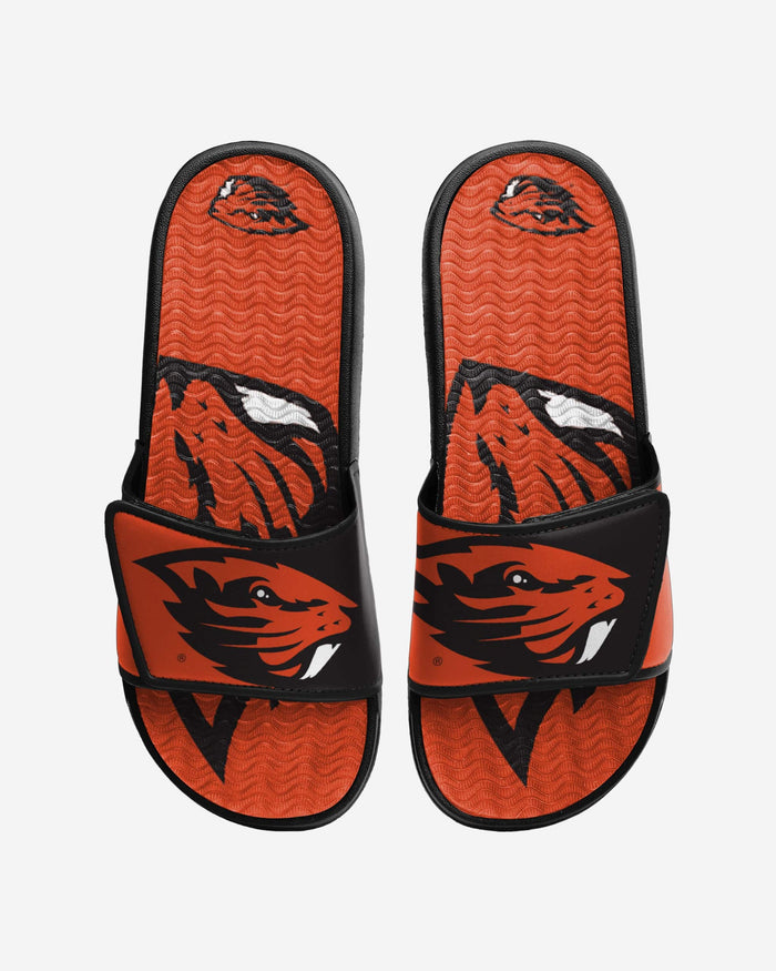 Oregon State Beavers Colorblock Big Logo Gel Slide FOCO S - FOCO.com