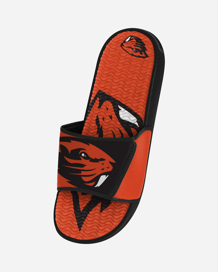 Oregon State Beavers Colorblock Big Logo Gel Slide FOCO - FOCO.com