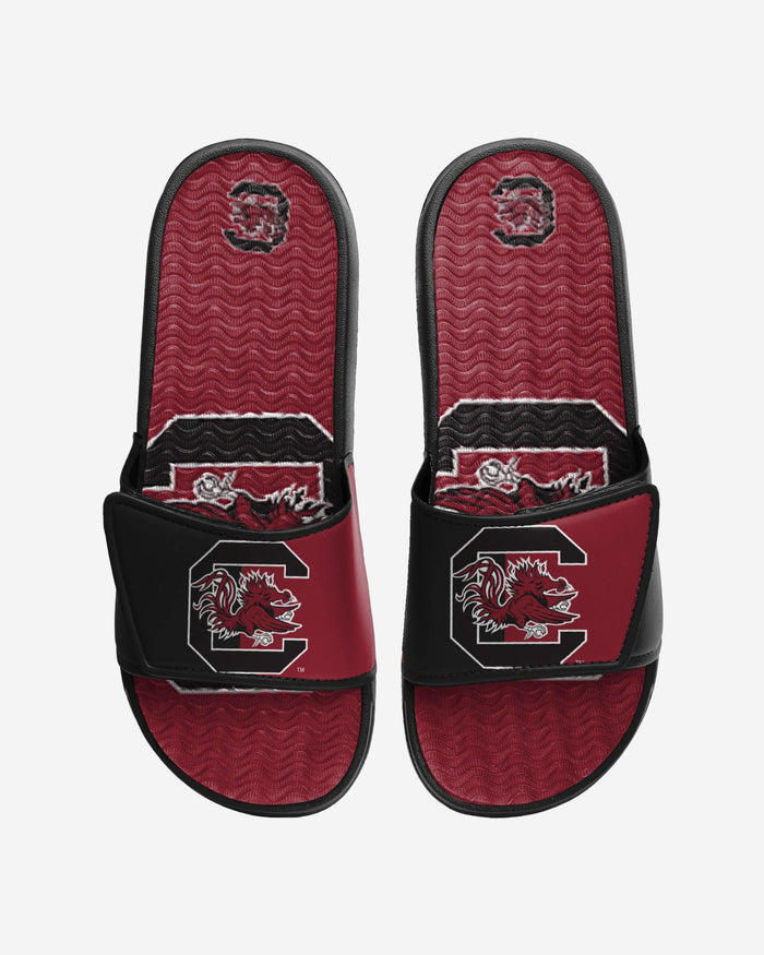 South Carolina Gamecocks Colorblock Big Logo Gel Slide FOCO S - FOCO.com