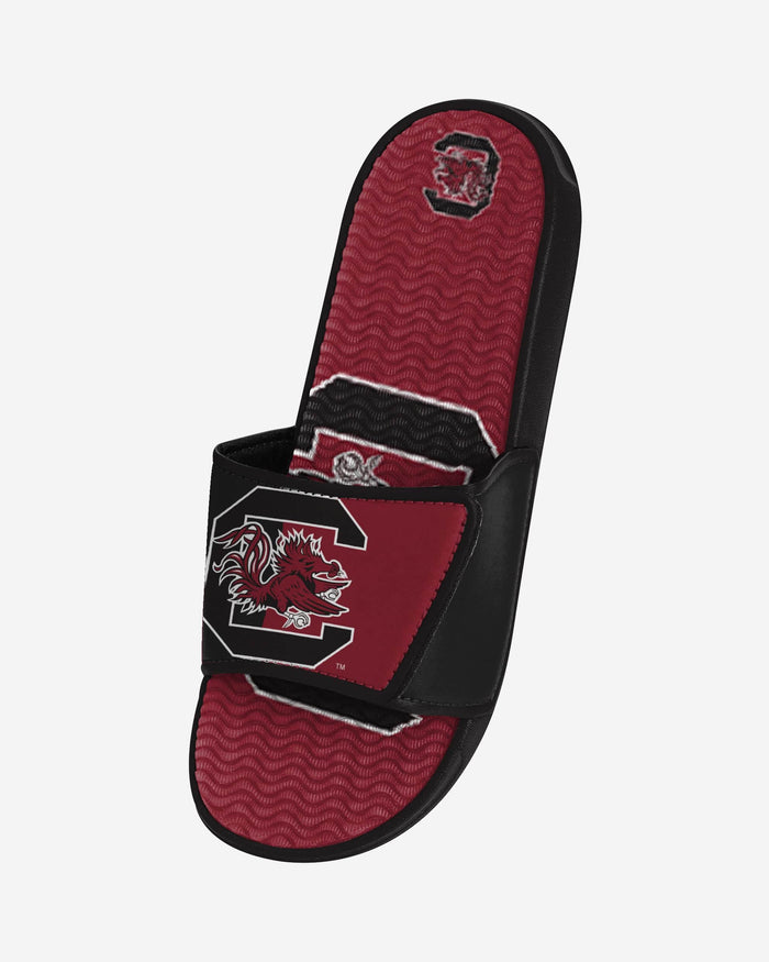 South Carolina Gamecocks Colorblock Big Logo Gel Slide FOCO - FOCO.com