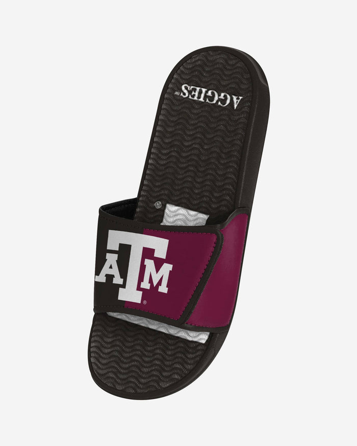 Texas A&M Aggies Colorblock Big Logo Gel Slide FOCO - FOCO.com