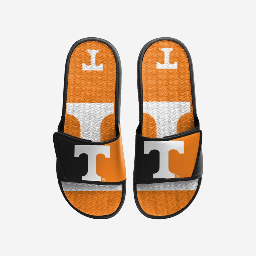 Tennessee Volunteers Colorblock Big Logo Gel Slide FOCO S - FOCO.com